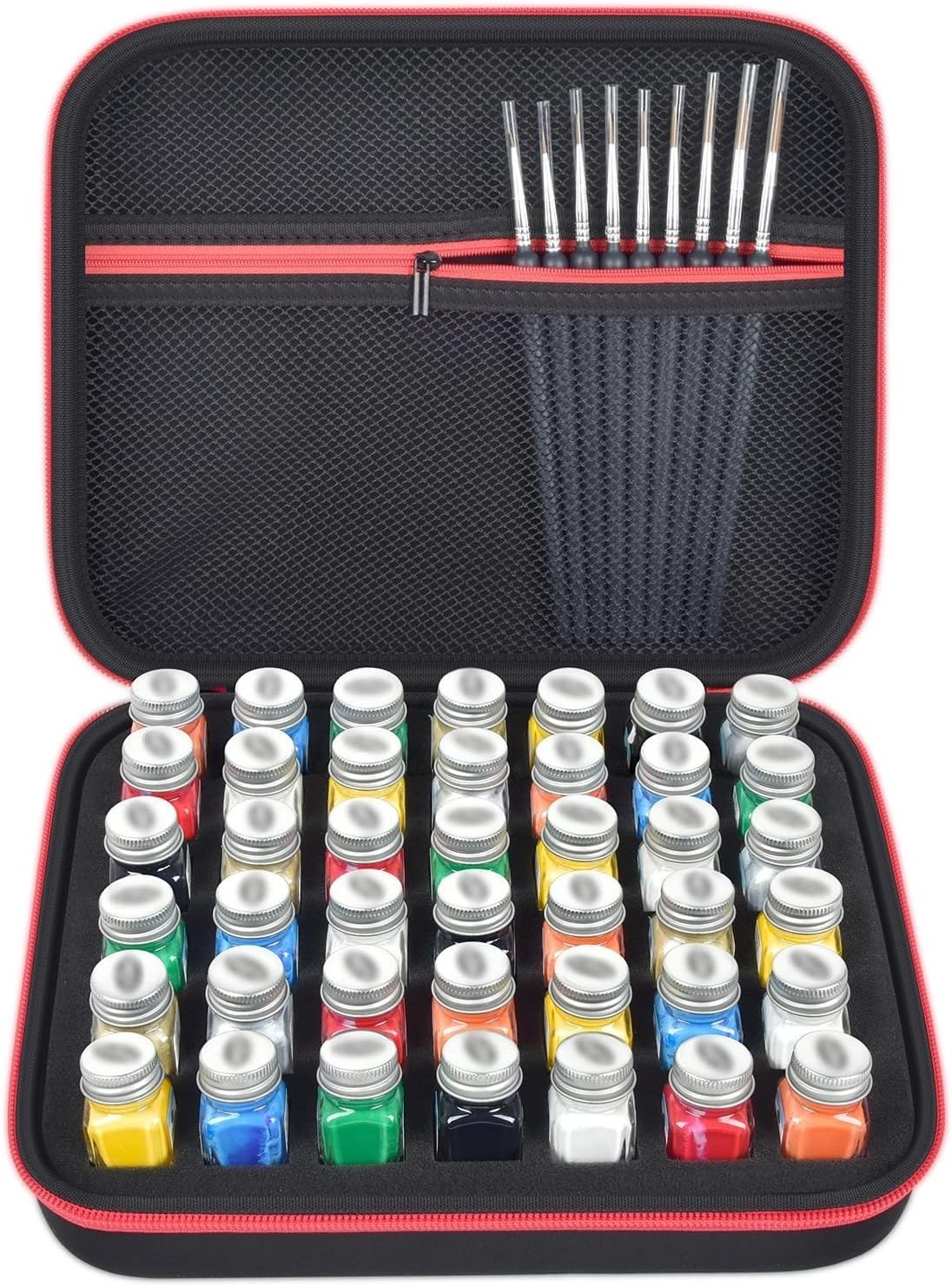 Model Paint Storage Case for Testors Paint Set, Paints Organizer Carrying Bag…