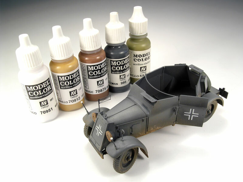 Vallejo Model Color 17ml Bottles Matte & Opaque Range of Acrylic Shades & Colors