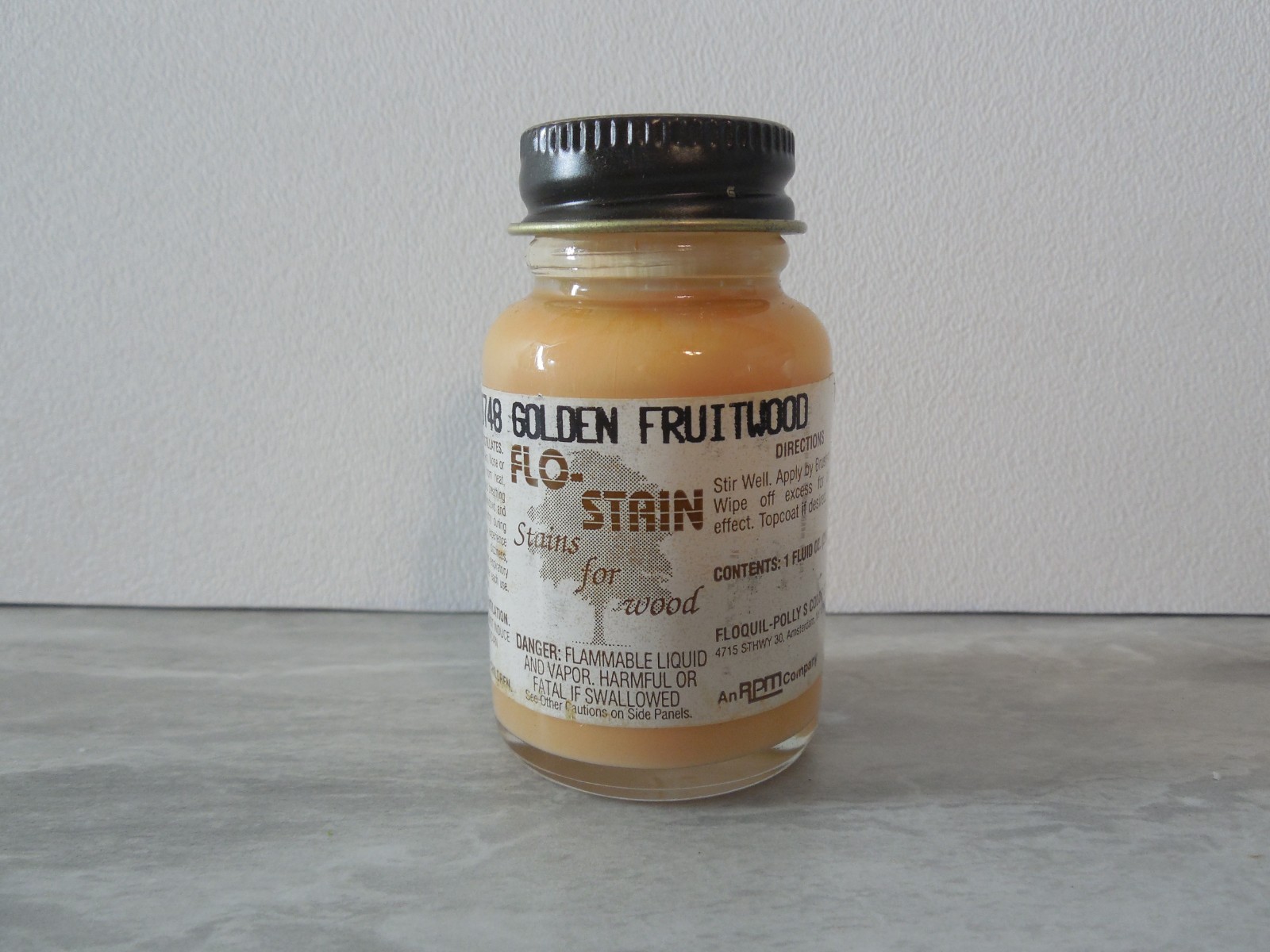 FLOQUIL FLO-STAIN ~ STAIN FOR WOOD MODEL – 1 oz – 110748 GOLDEN FRUITWOOD ~LOT A