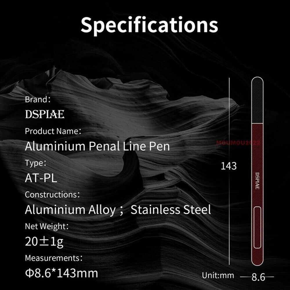 DSPIAE Non-Overflow Wipe Free Panel Liner Aluminium Seepage Line Pen for Gundam