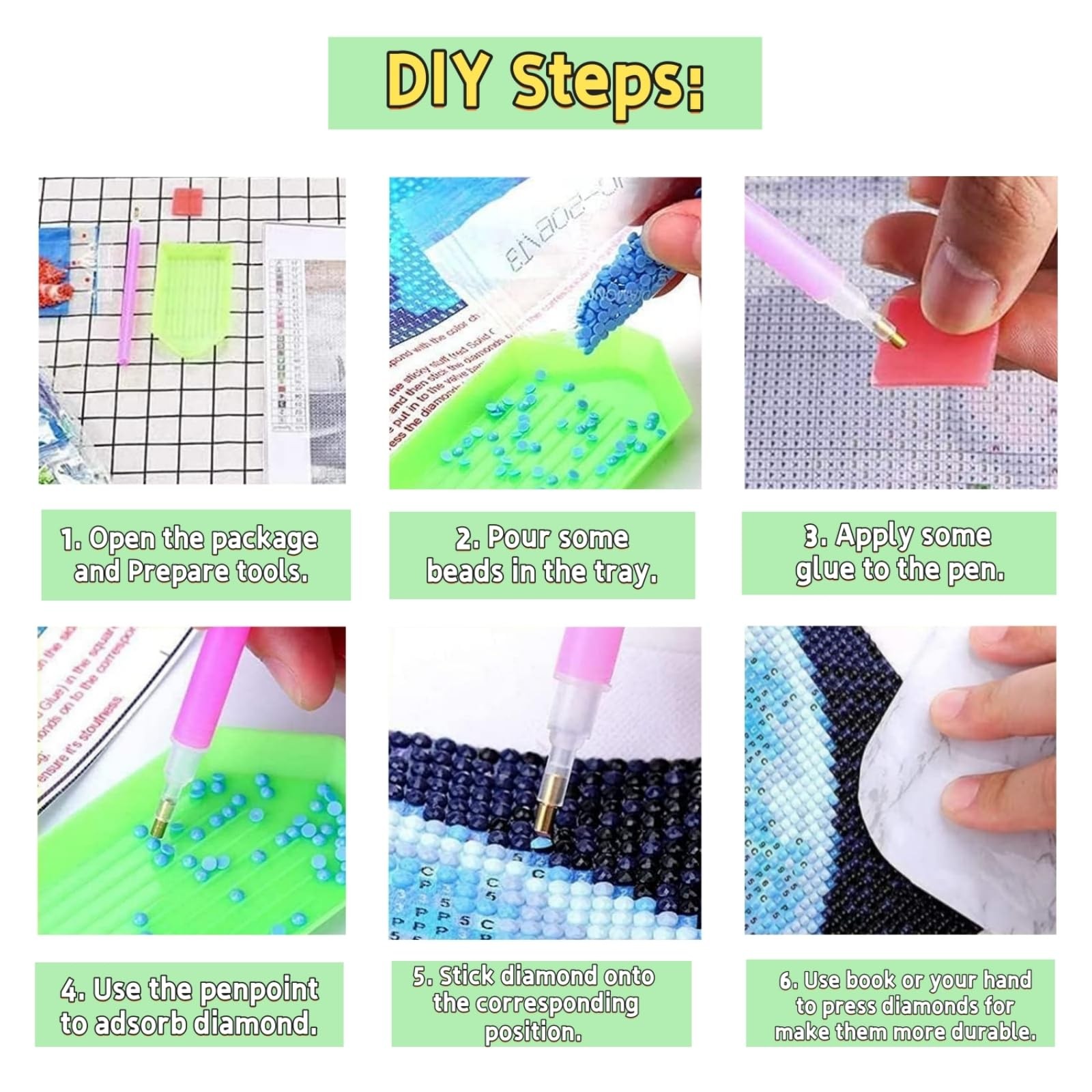 CHWGLFGG 5D Diamond Art Kits for Adults Beginners, Deep 12×16 inches, KM908-1