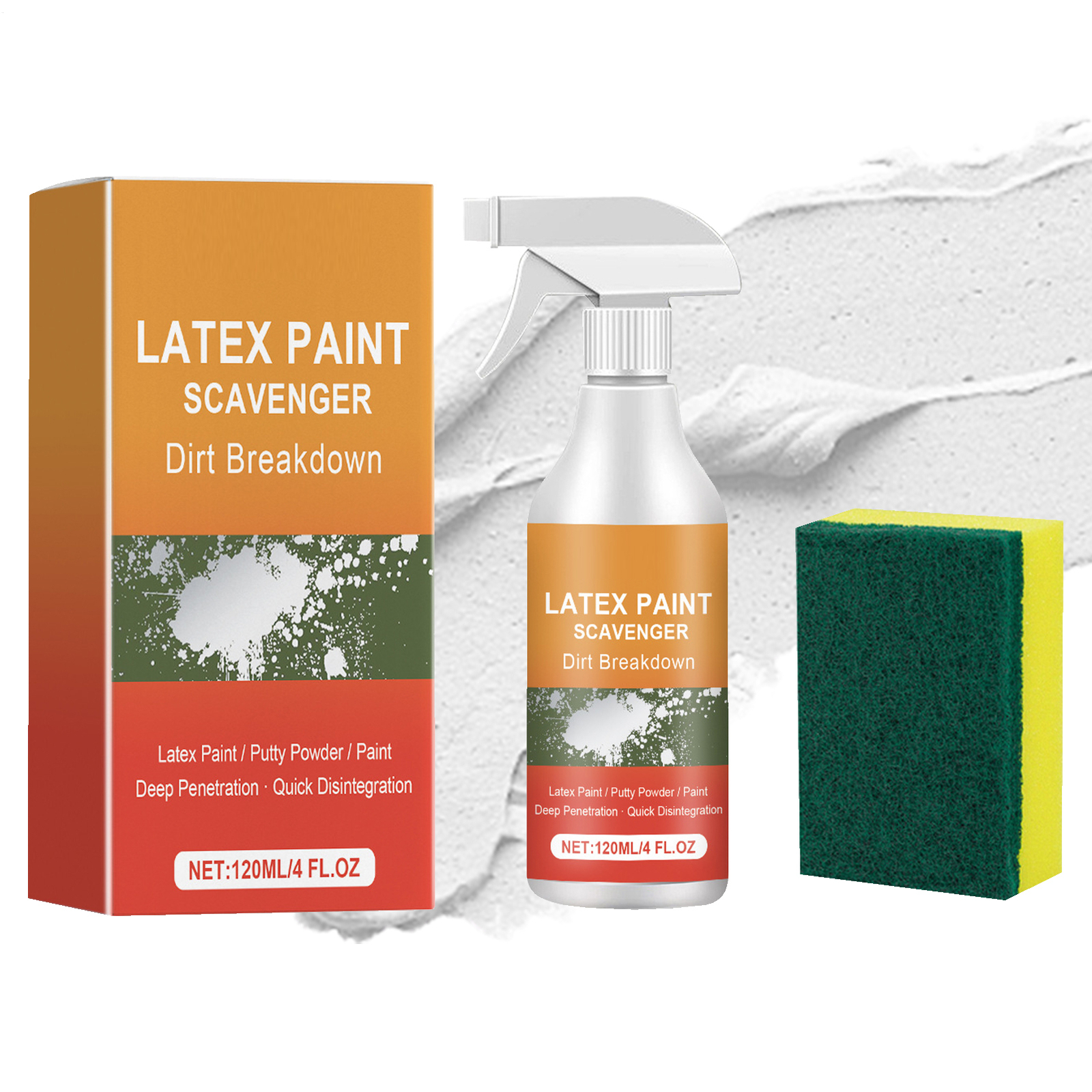 Latex Paint Remover For Wood Paint Stripper Putty Powder, Paint Coating Cleaner