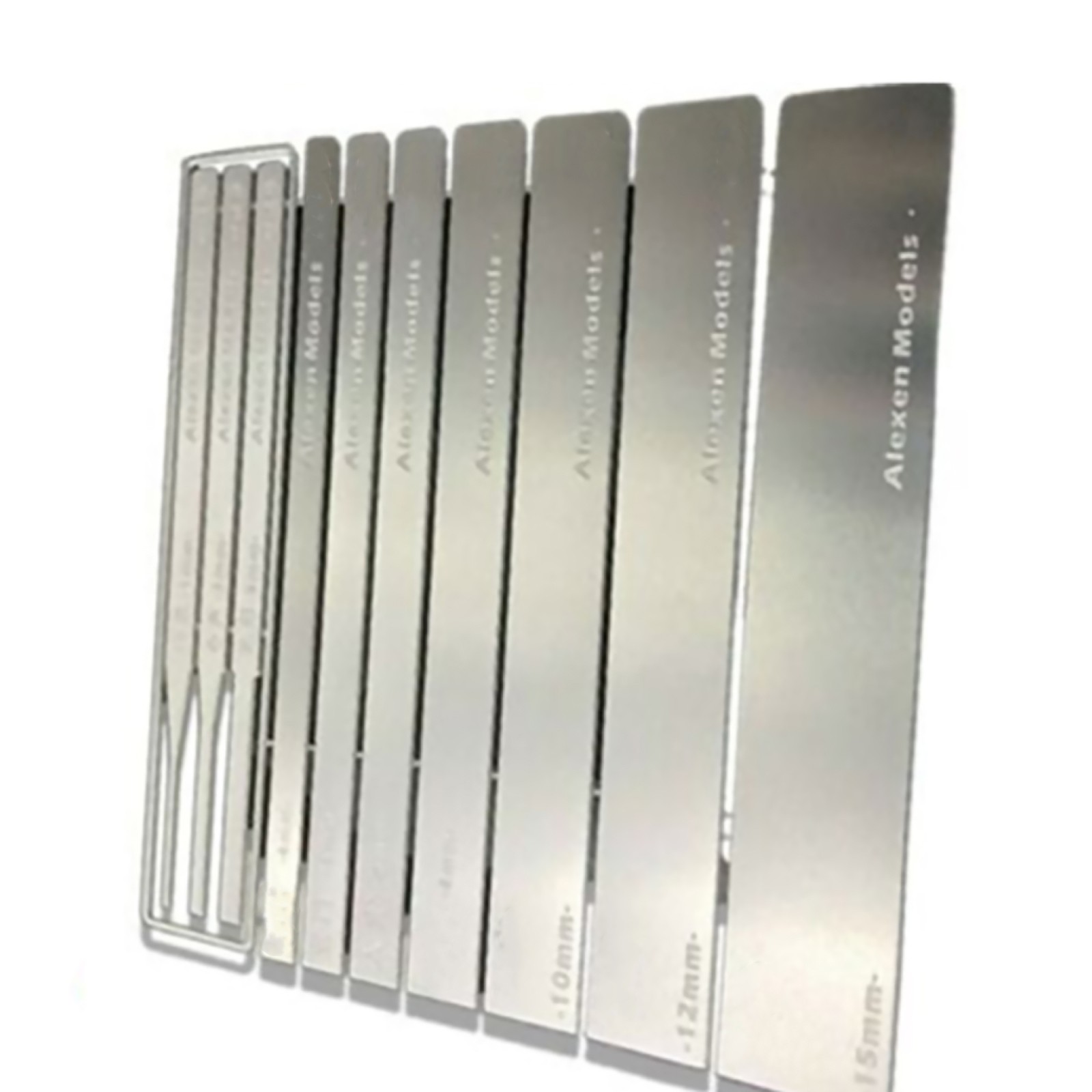 10 In 1 80 * 80mm Stainless Steel Model Grinding Stick File Hobby Craft Tool Kit