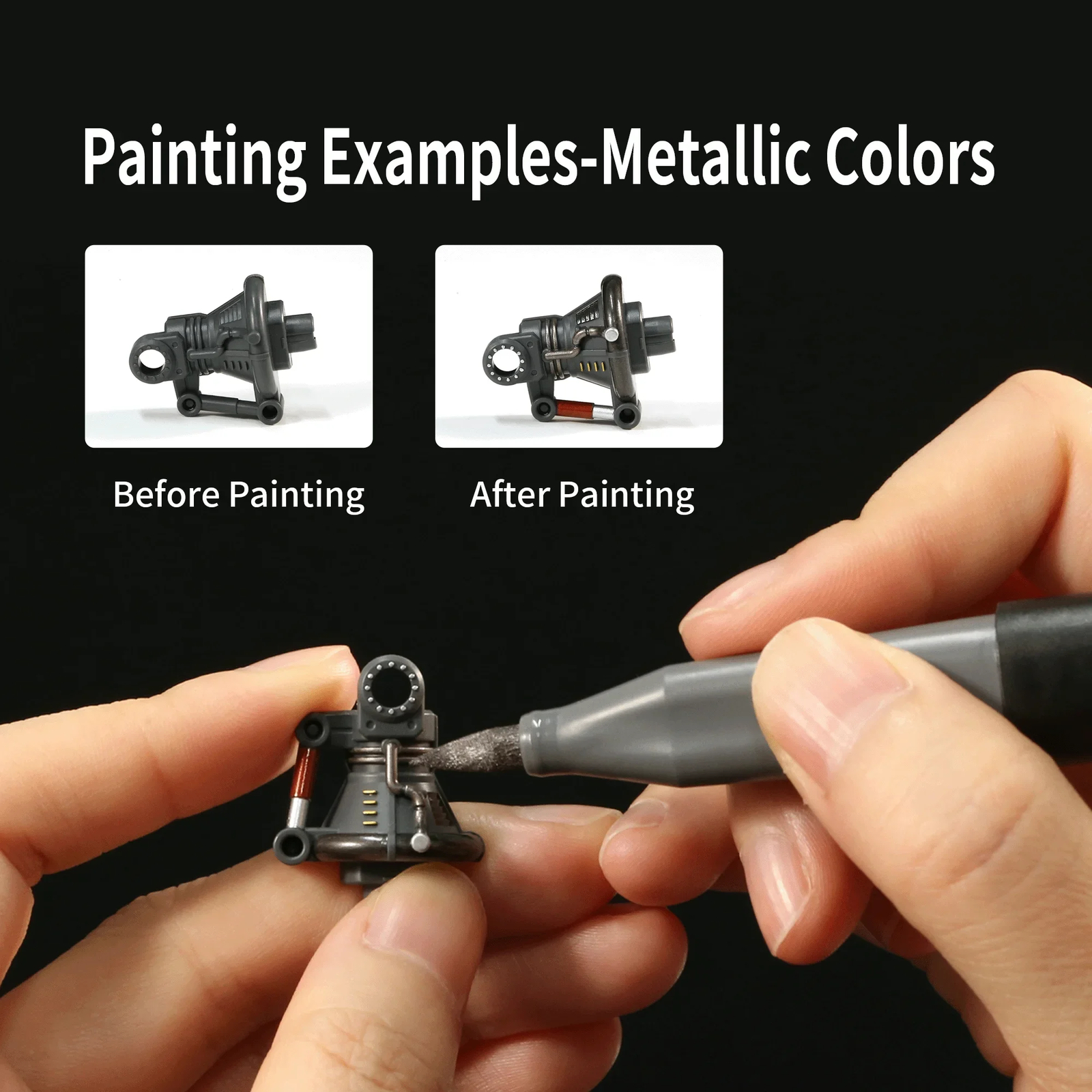 DSPIAE 12 Colors Soft Tip Markers Pen for Gundam Model Hobby DIY Coloring Marker