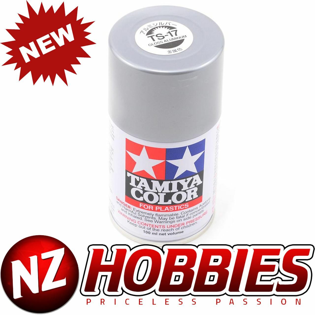 TAMIYA TAM85017 Spray Lacquer TS-17 Alum Silver