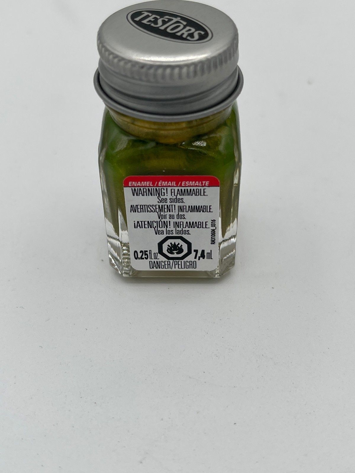 New TESTORS Gold Metal Flake, 1542TT, Enamel, 0.25 fl oz (qty of 1, 3, or 6)