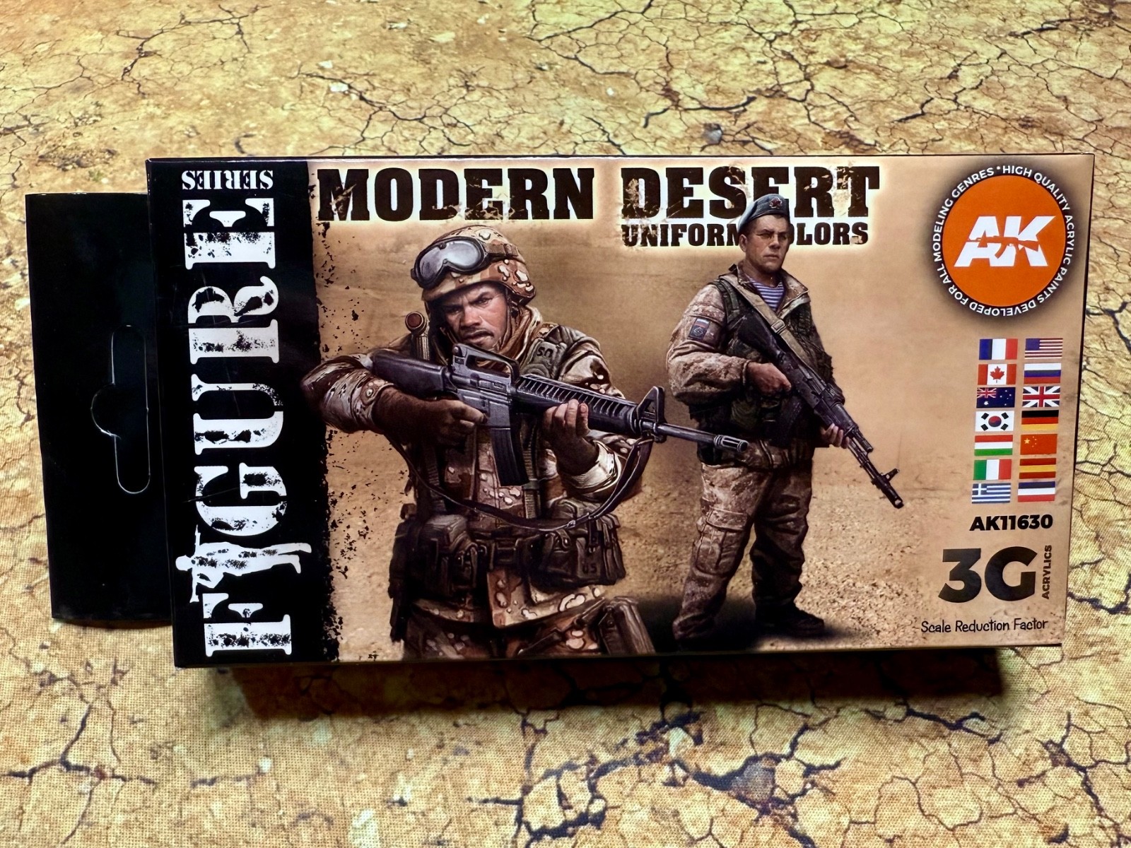 AK Interactive Modern Desert Uniform Colors 3Gen Acrylic Paint Set NEW AK11630
