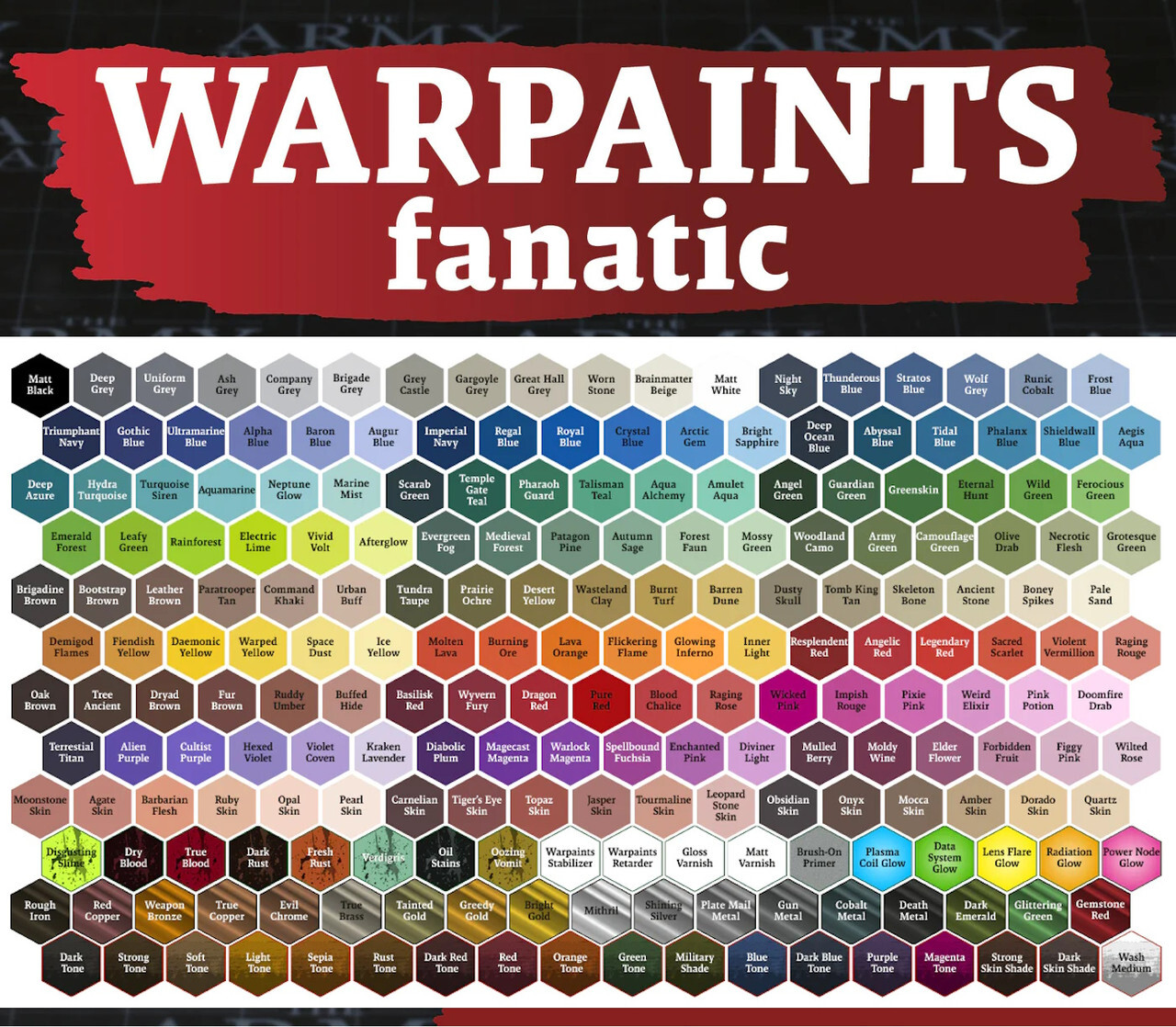 The Army Painter WarPaint Fanatic 18ml Singles 216 Colors – Vault 35