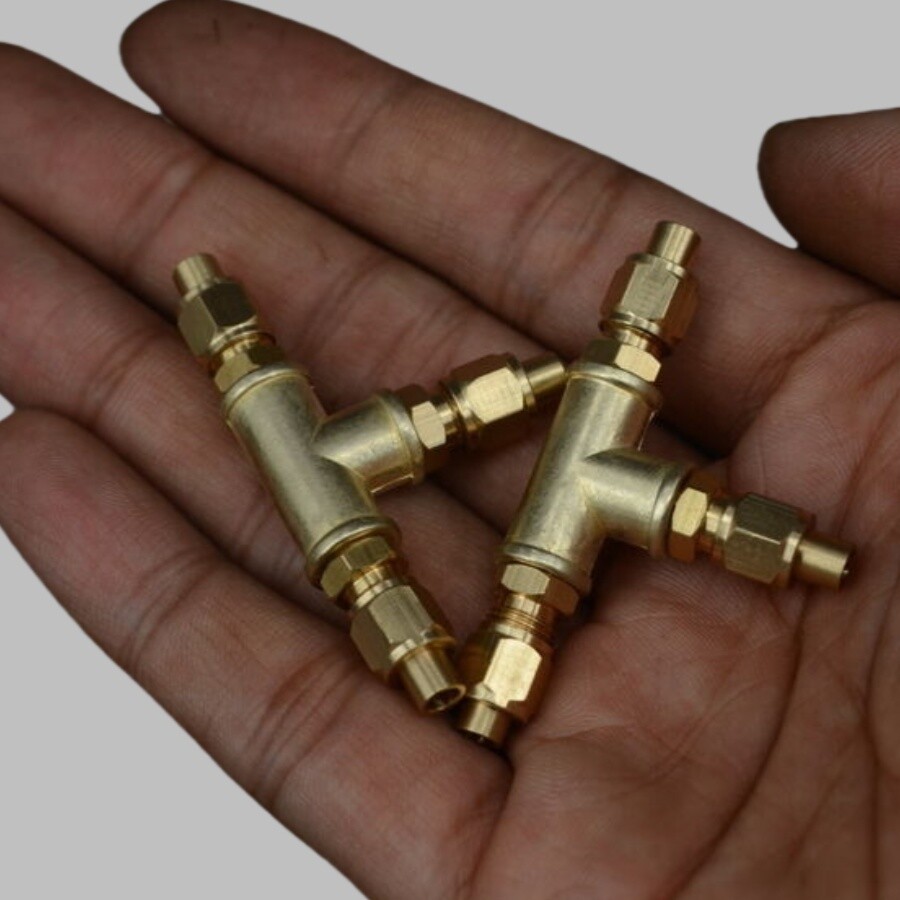 2PCS Piece 1/4″ x40tpi pipe including cones and union nuts 3.5mm(TP-3)