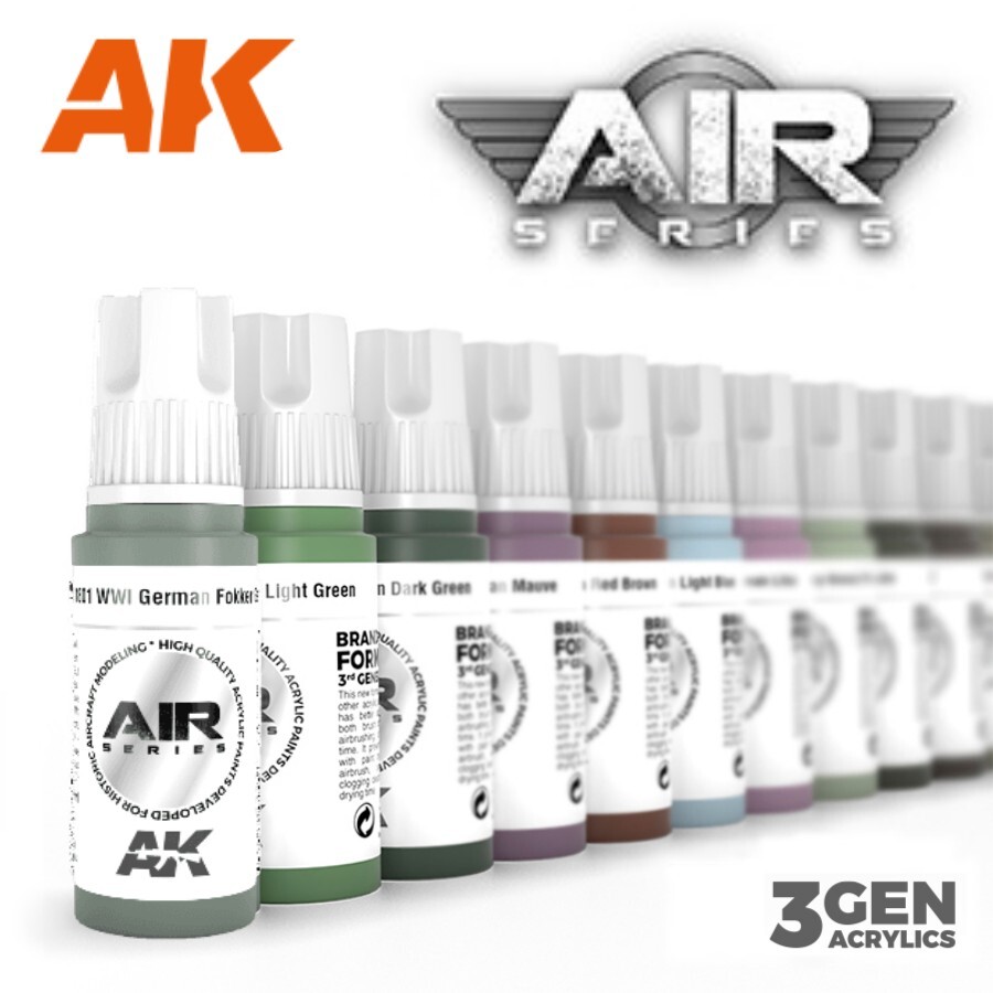 AK Interactive: 3GEN – AIR Series Paints – Acrylic Model Paint – 17ml