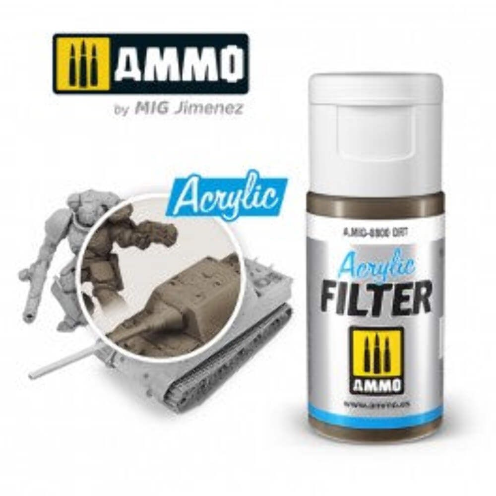AMMO by Mig 0800 Acrylic Filter – Dirt