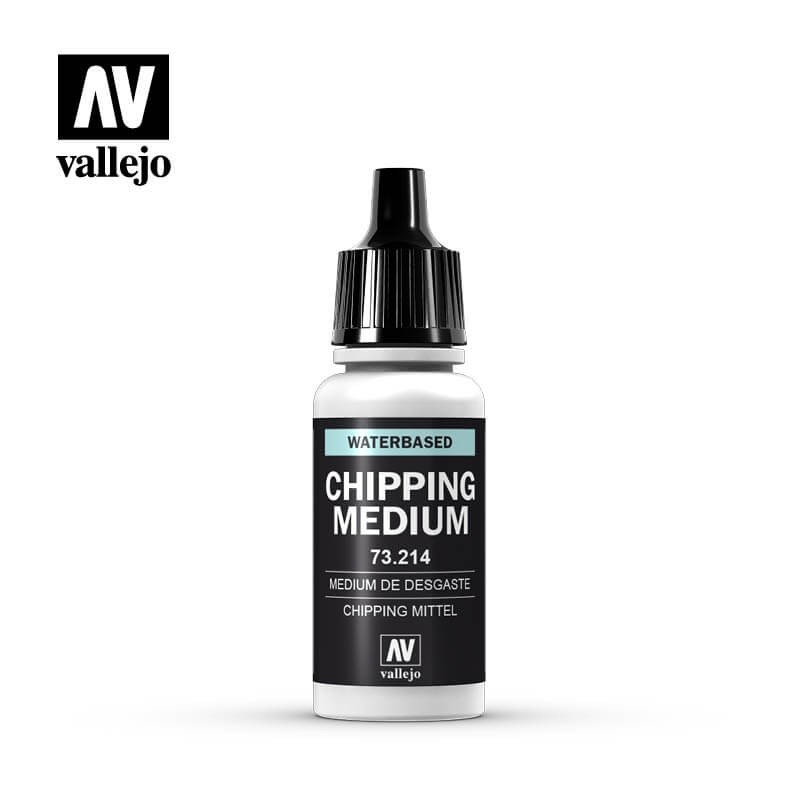 Vallejo 17ml Acrylic Chipping Medium Paint Bottle 73.214
