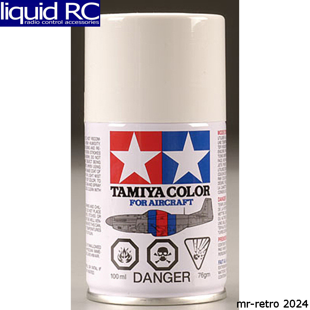 Tamiya USA TAM86520 Aircraft Spray AS-20 Insignia White Acrylic