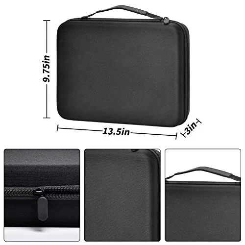 Model Paint Storage Case Compatible with Testors 69 Piece Set Black