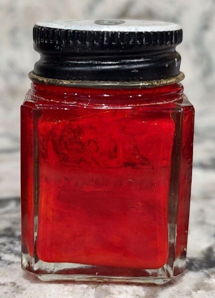 FLOQUIL FLO-PAQUE COLORS MODEL PAINT 1/2 oz 1/2 OUNCE – RED – RAREST BOTTLE