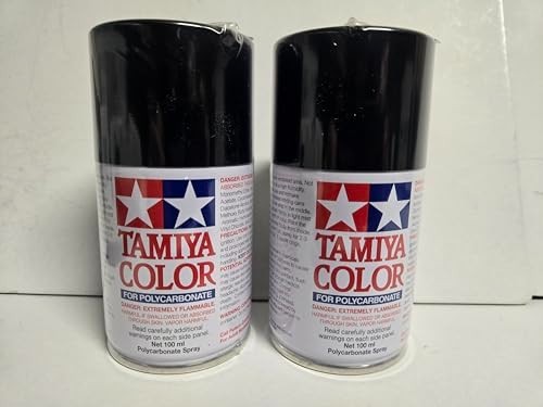 2X Tamiya TAMR86005 Polycarbonate PS-5 Black RC CAR BODY SPAZ STIX PROLINE