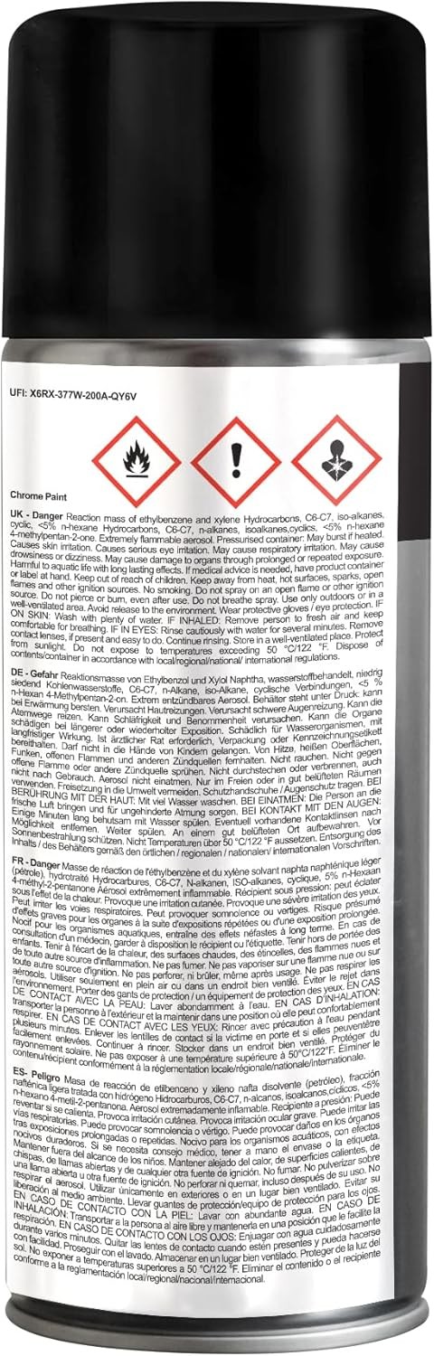 JENOLITE Chrome Spray Paint – Smooth 13.52 Ounce (Pack of 1),