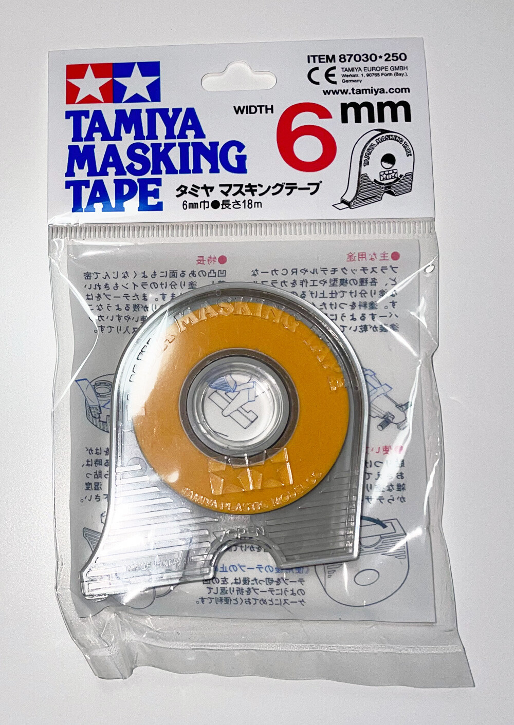Tamiya 87030 Masking Tape 6MM With Dispenser – US Fast Ship 100% Genuine