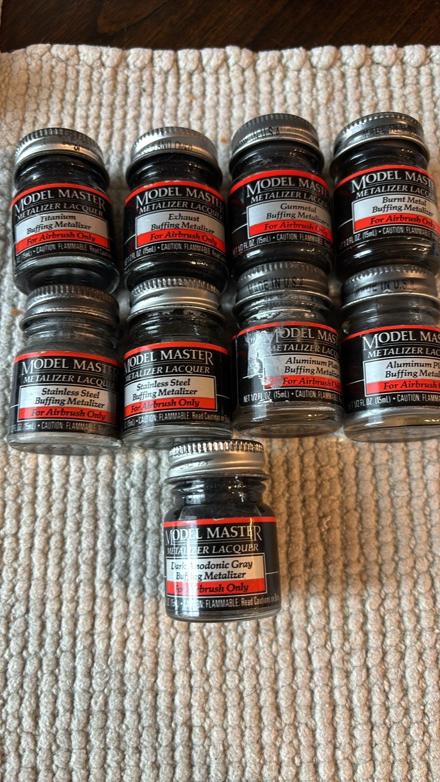 Model Master Metalizer Lacquer Paint (Pick Your Color)
