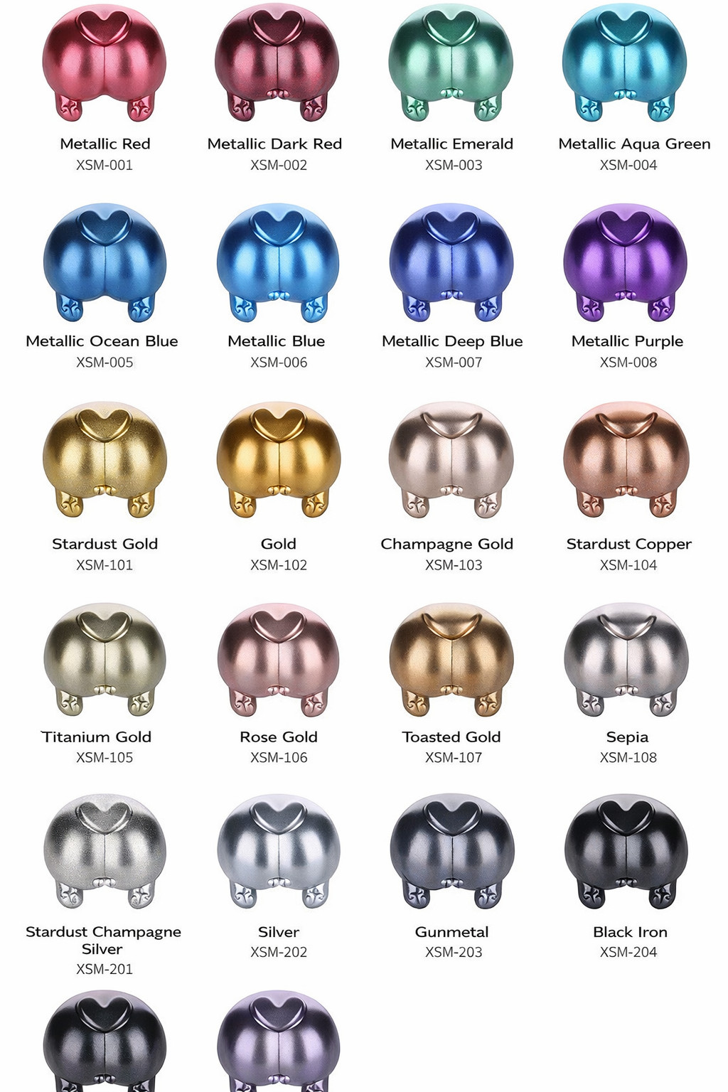 DSPIAE XSM Series Metallic Color Water-based Pre-mixed Model Paint 50ML