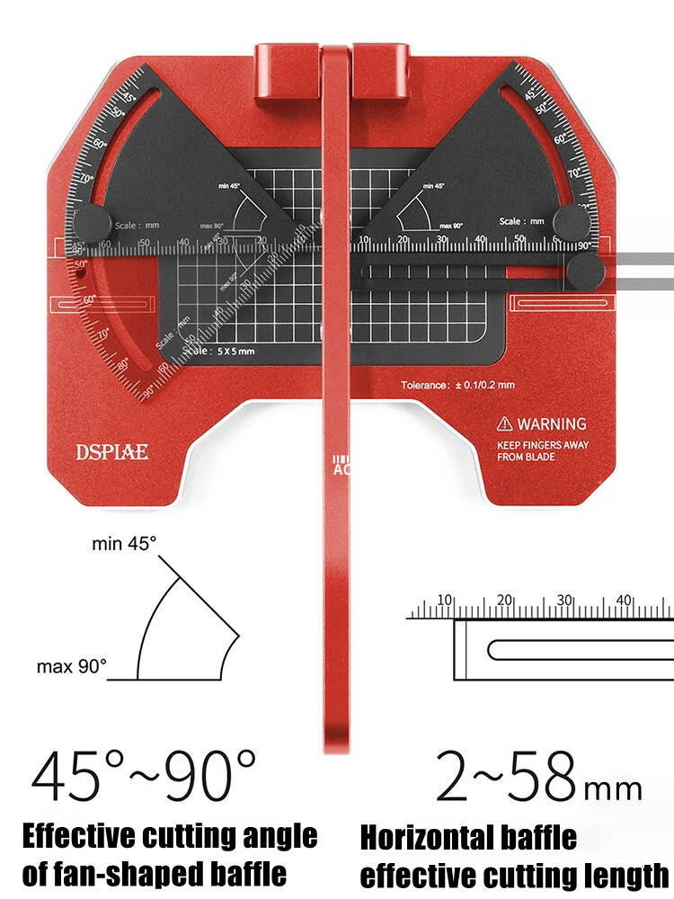 DSPIAE New Upgrade Angle Cutting Station for Gundam GK Model Hobby Craft Tools