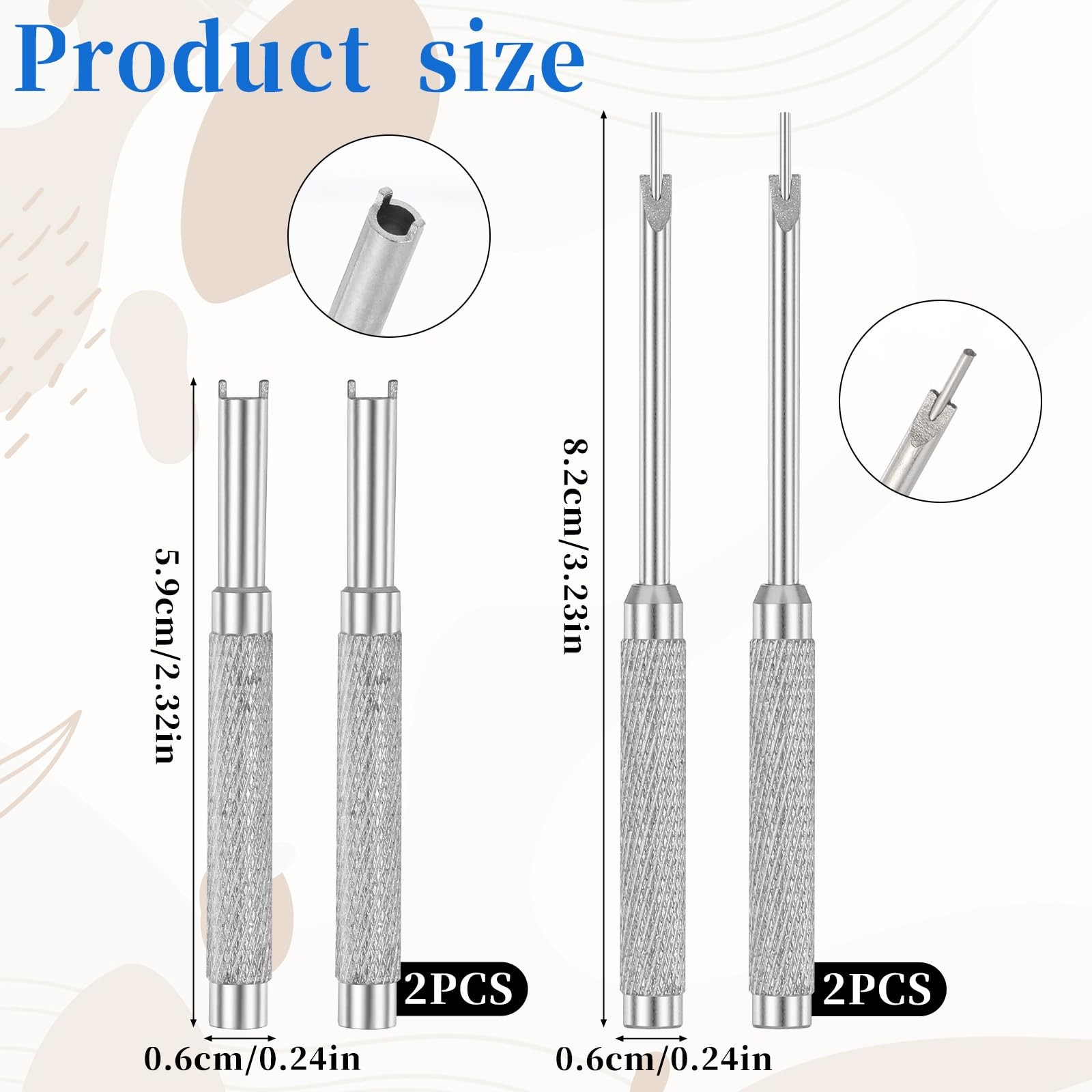 4PCS Air Brush Valve Screw Replacement Needle Packing Nut Tool Accessories