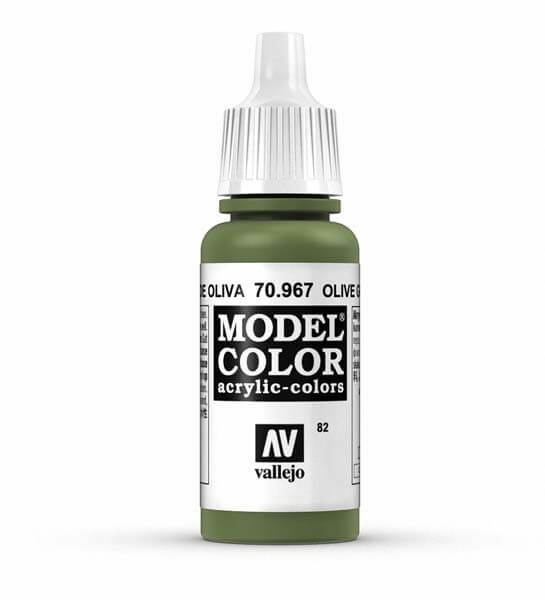 Vallejo Olive Green Model Color 17ml Acrylic Paint 70.967