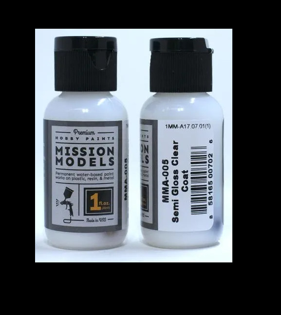 Clear Coat Semi Gloss/Half Mat – Mission Models MMA-005