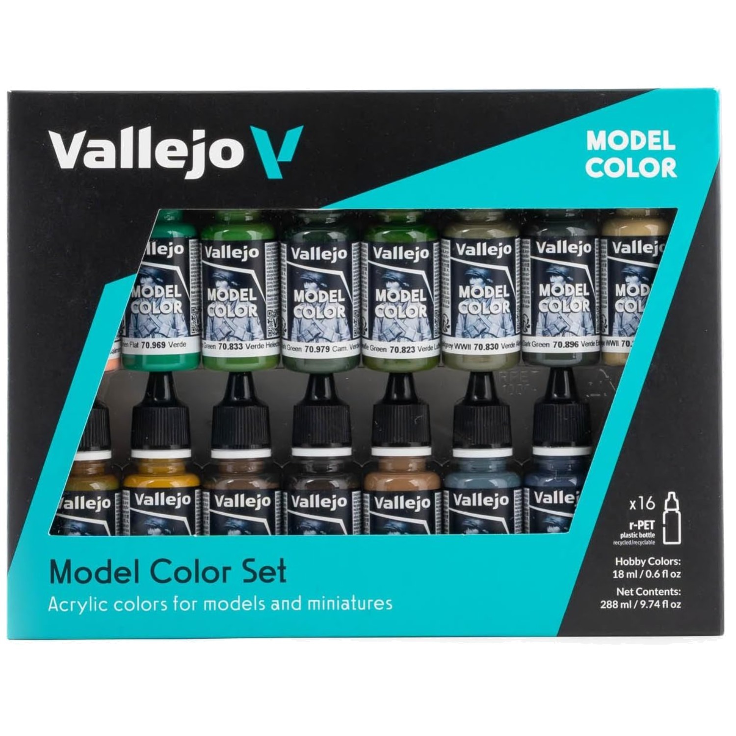 Model Color Acrylic Paint Set | Historical WWII Camouflage