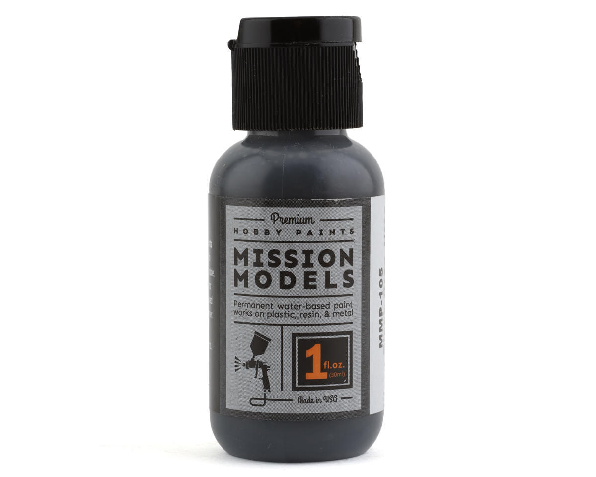 Mission Models Worn Black Grey Tires/Camo Acrylic Hobby Paint (1oz) [MIOMMP-105]