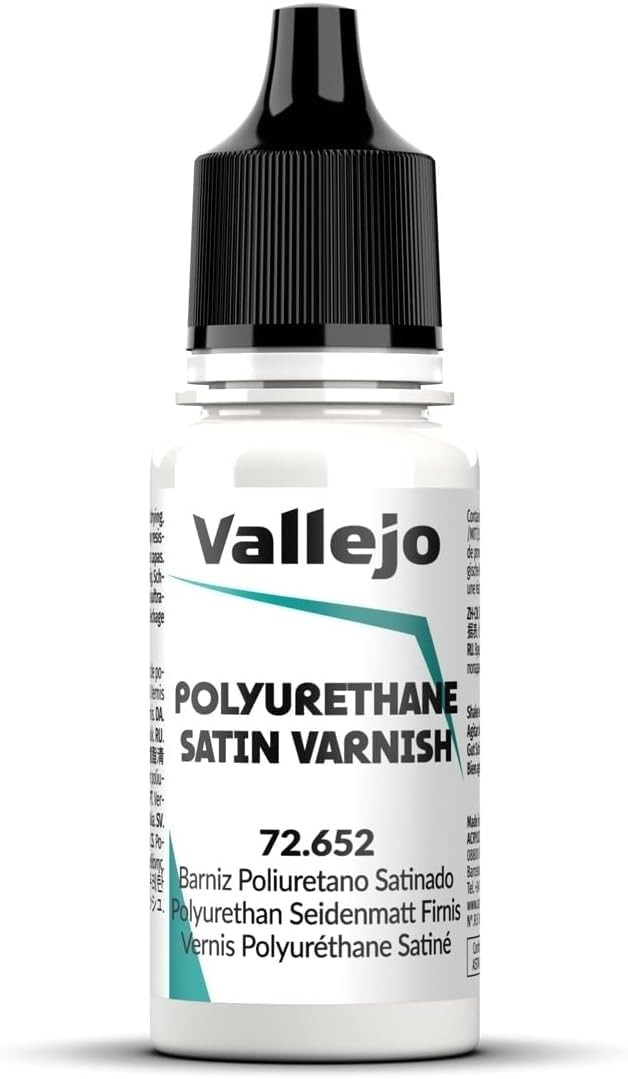 Auxiliaries: Polyurethane Satin Varnish – Vallejo