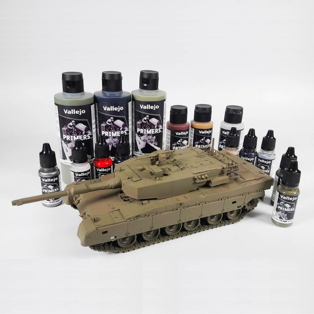 Vallejo – Surface Primer Color | Grey Acrylic Primer 200 Ml (6.76 Fl.