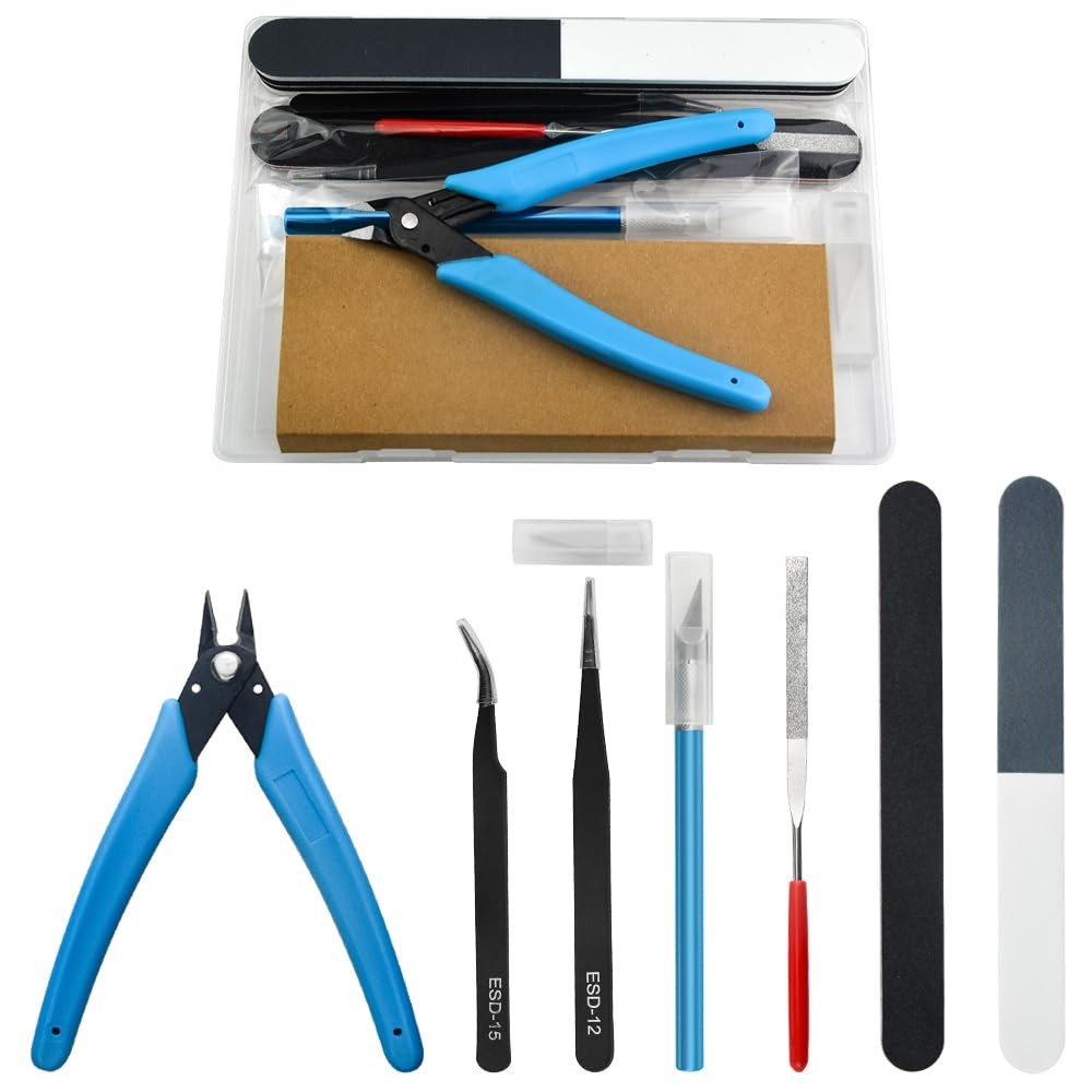 8 PCS Model Tools Kit Hobby Building Tools Craft Set Modeler Basic Tools