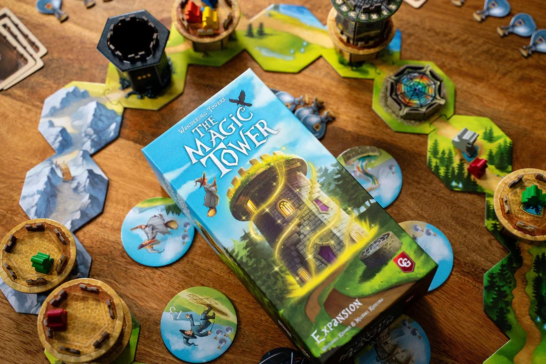 Wandering Towers: The Magic Tower Board Game Expansion NEW in Shrink