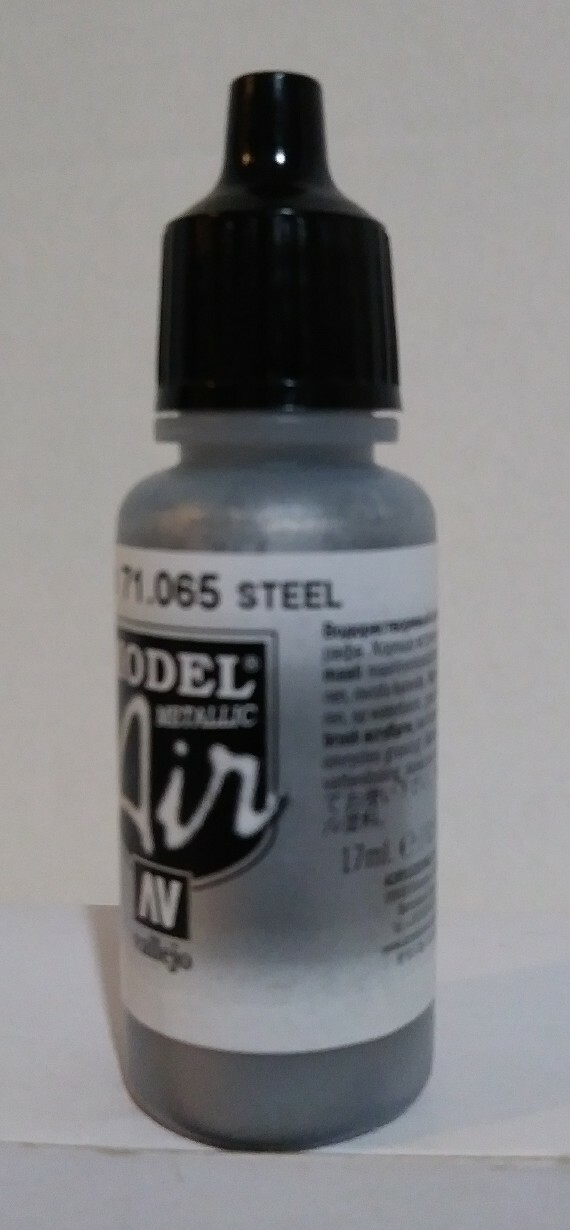 Vallejo Model Air 71.065 Steel, 17ml.