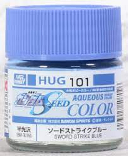 HUG101 Sword Strike Blue 10ml Bottle Semi-Gloss Aqueous Gundam Bandai Paint