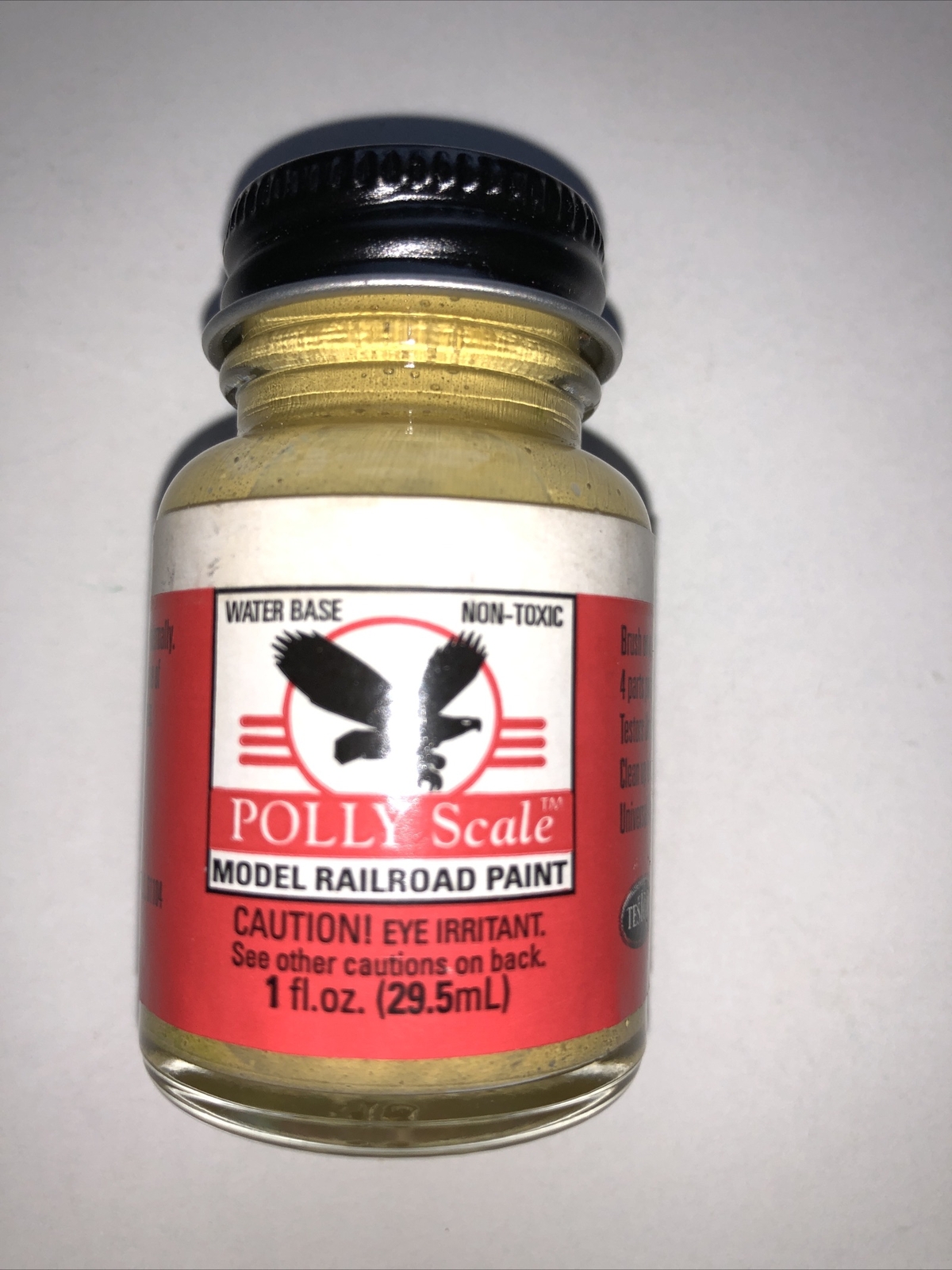 Testors POLLY Scale Model Railroad Paint Water 1oz F414236 ELYellow NEW