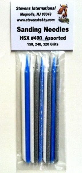 Hobby Stix 400 x Assorted Sanding Needles