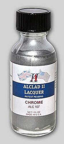 Alclad 1oz. Bottle Chrome Lacquer for Plastic – Hobby and Model Lacquer Paint