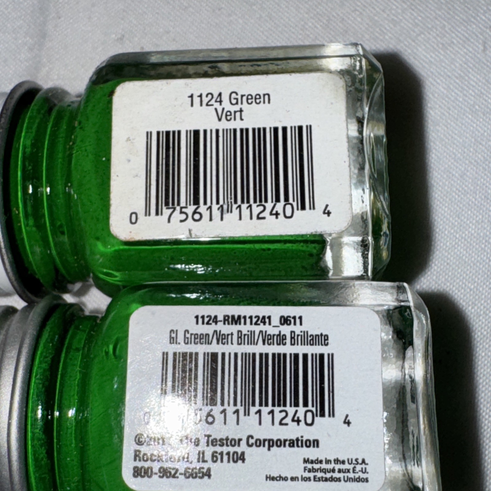 TESTORS Enamel Paint Set AUTO DETAIL 8 Colors 9120 MODEL + 25 Used & 7 Brushes