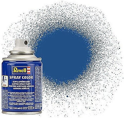 Revell-Germany 100ml Acrylic Blue Mat Spray – Hobby and Model Acrylic Paint