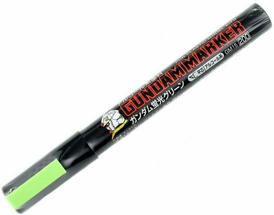 Gundam Marker for Plastic Model Kit (FLUORESCENT GREEN) GM15