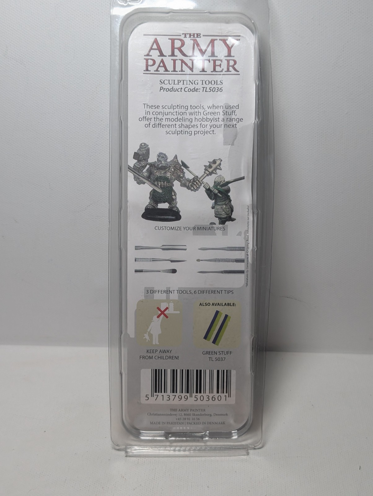 The Army Painter Sculpting Tools TL5036 Miniature Model Hobby Tools 3pc Set