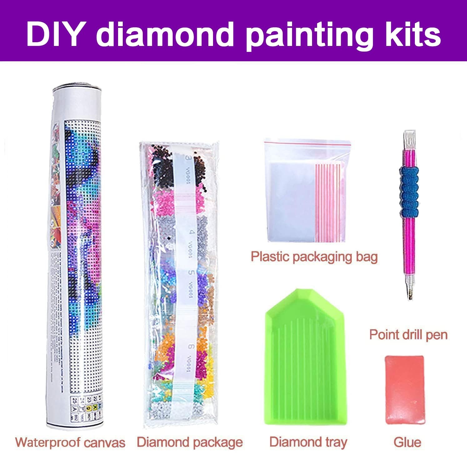 Diamond Art Kits for Adults – Butterfly Diamond Painting Kits for Adults Beginn.