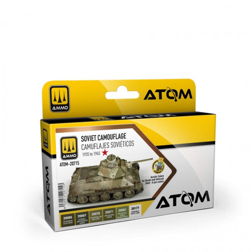 AMMO by Mig 20715 1935-1945 Soviet Camouflage Colors Set