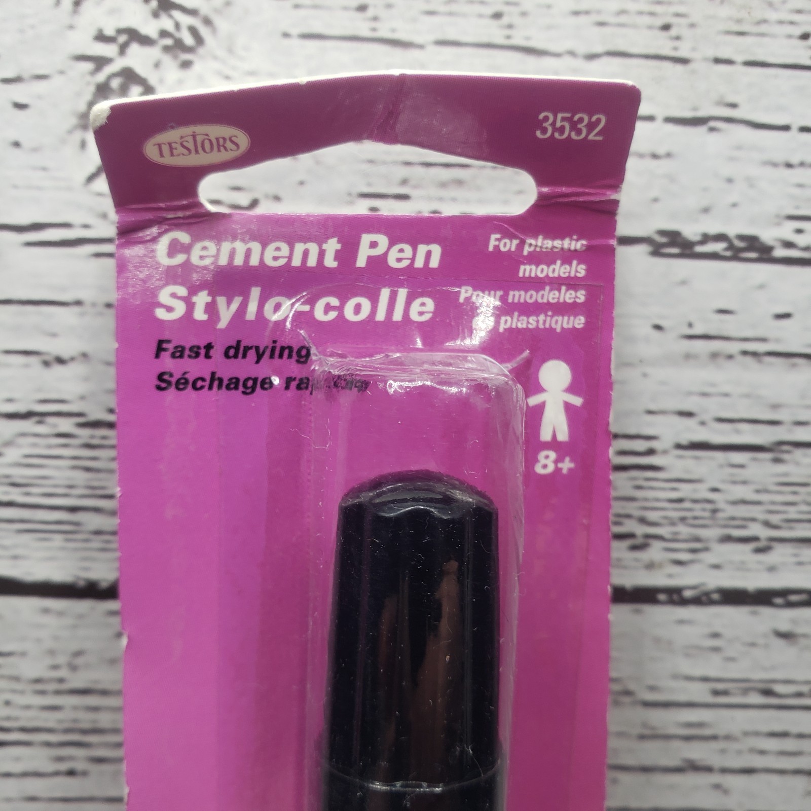 New Testors 3532 Adhesive Plastic Model Cement 1/3oz 10mL Pen Fast Drying Hobby