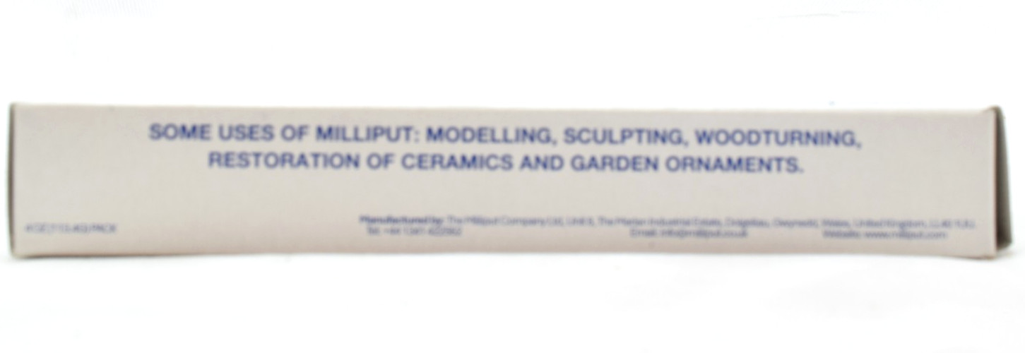 Milliput Silver Grey 4oz/113g 2 Part Modeling Sculpting Epoxy Putty Bar