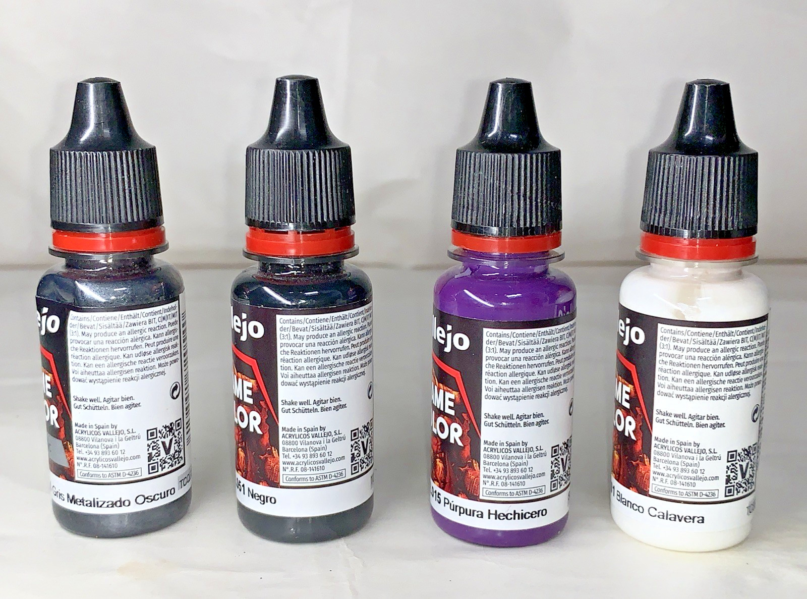 Vallejo Game Color Acrylic Paint (10 Different Colors) – Full
