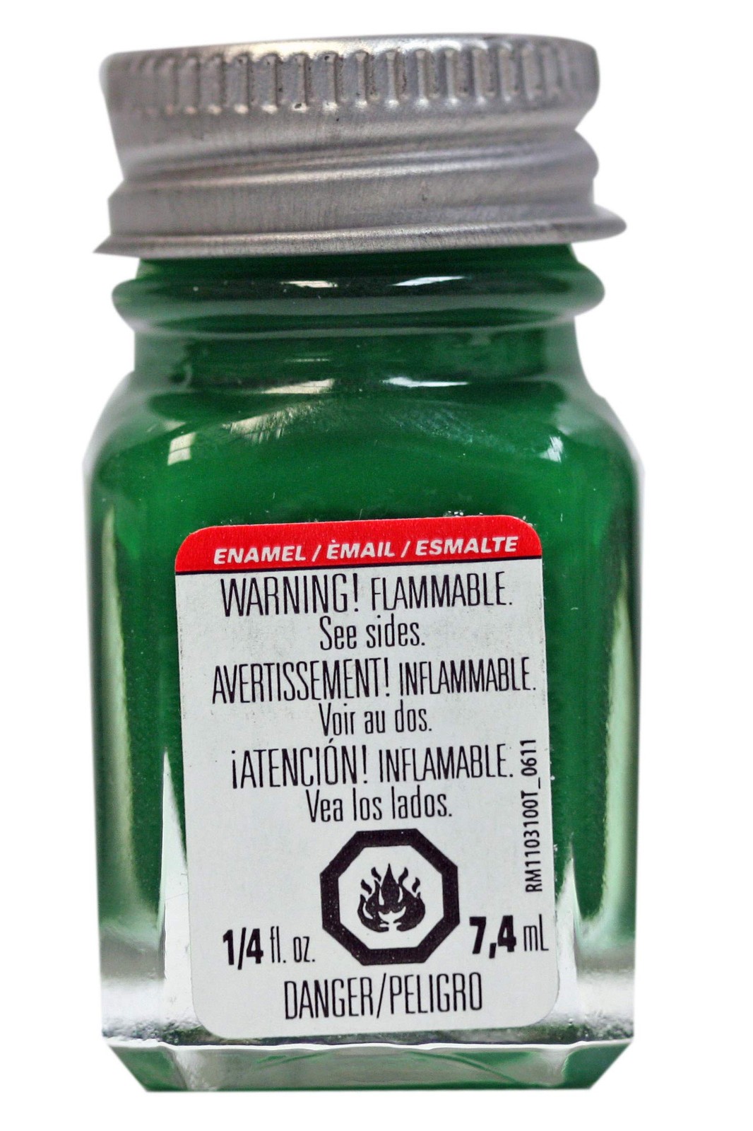 Testors 0.25 Fl Oz (Pack of 1), TSTRS 18PK .25OZ FLT BERET GREEN ENAMEL