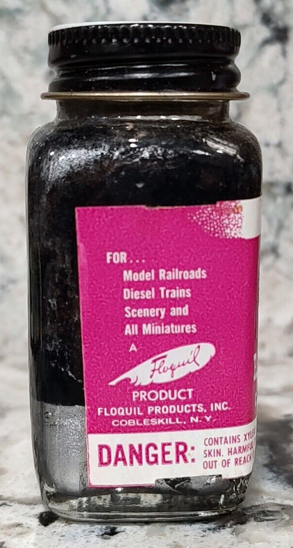 FLOQUIL RAILROAD COLORS MODEL PAINT – 1 1/5 oz OUNCE – RR101 BRIGHT SILVER 1969!